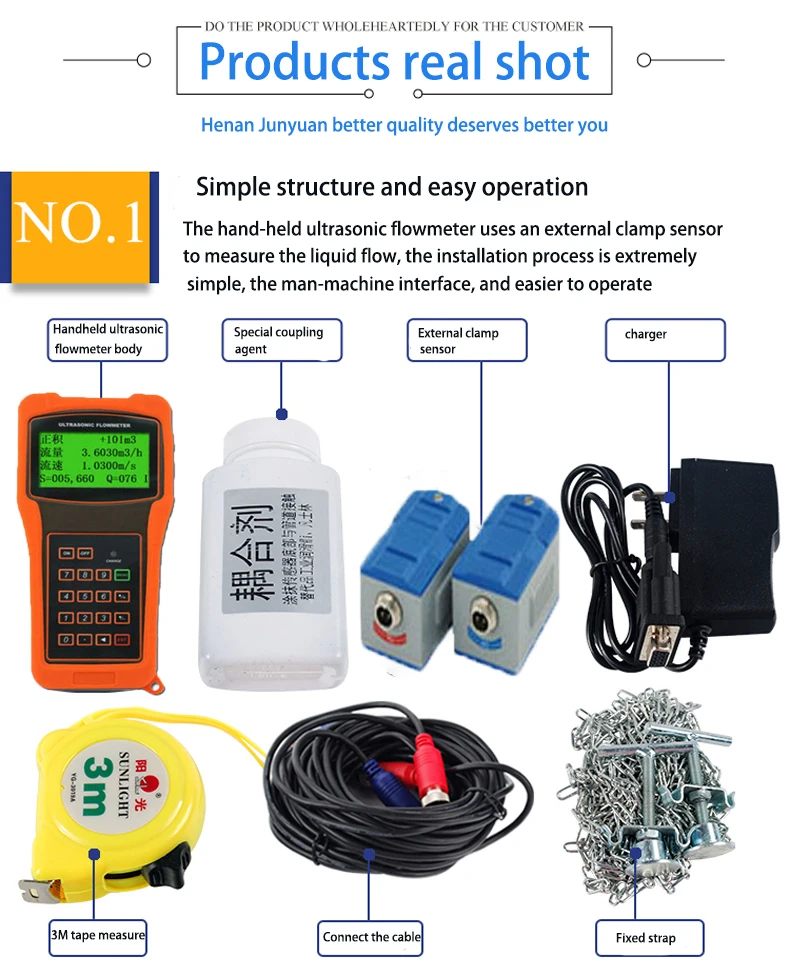 TUF2000H Flow Meter - Precision Ultrasonic Measurement