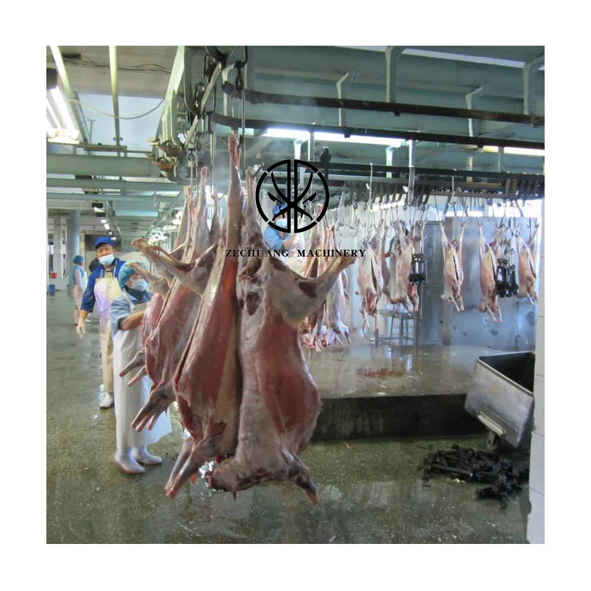 Active Demand Sheep Slaughtering Equipment Automatic Produce Processing Line For Goat Abattoir Killing Machinery