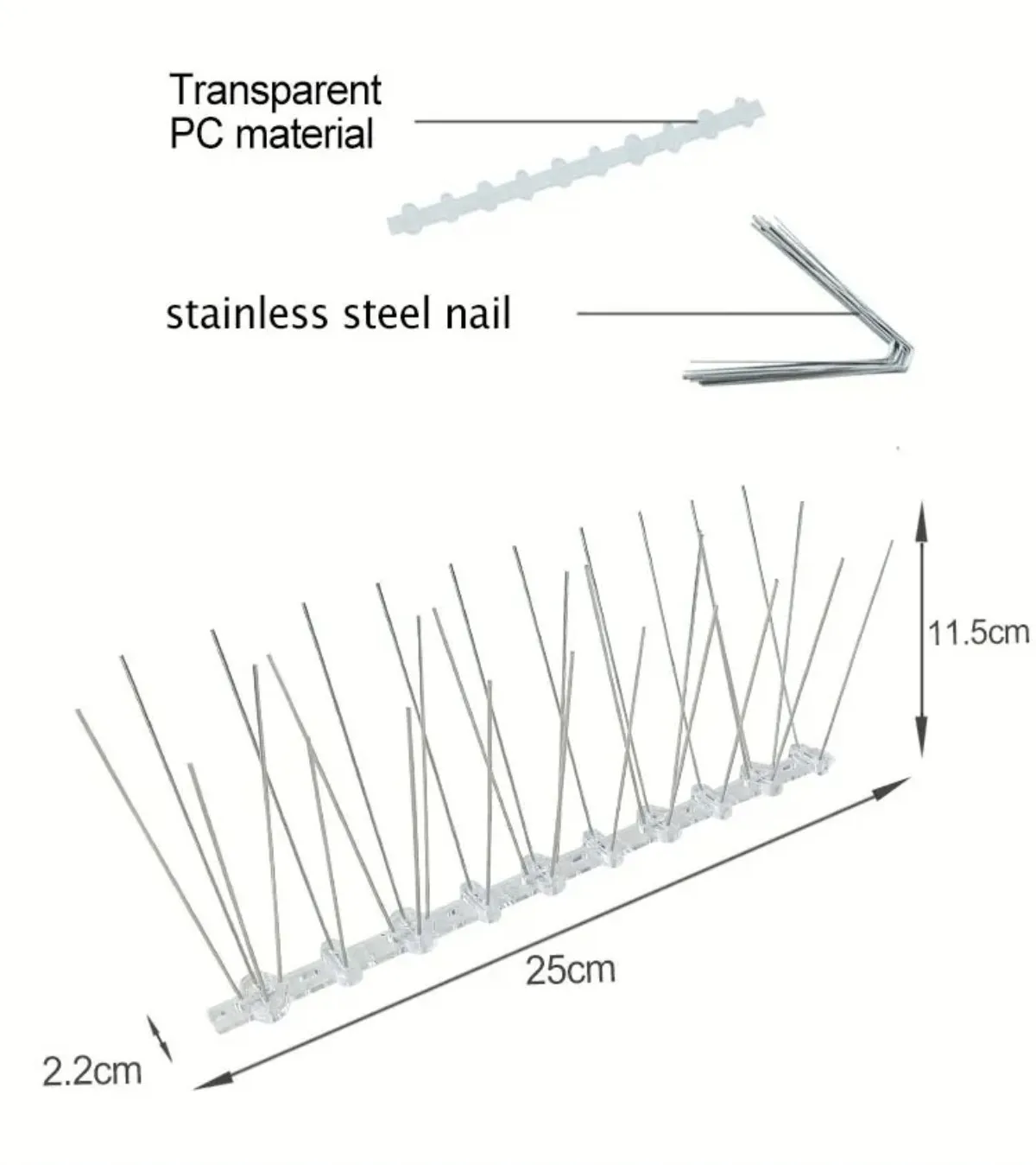 Window Spikes Wall Fence Window Roof Bird Spike Ssz Garden Security Anti Climbing ...