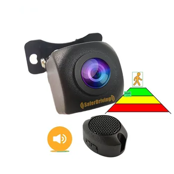 Ai High-Definition Reverse Rearview Thermal Camera with Buzzer Vehicle Portrait Warning Blind Spot Detection