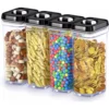 Black Lid Food Storage