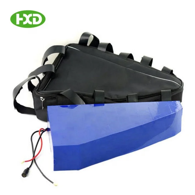 60V 24Ah Factory Made Triangle Lithium Ion Battery Pack Electric Bike with Removable Battery Electric Bike Battery