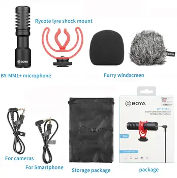 BOYA Wireless Lavalier Microphone for Camera PC, 2.4GHz Lapel Wireless Mic for YouTube Recording Interview StreamBY-MM1W detail image