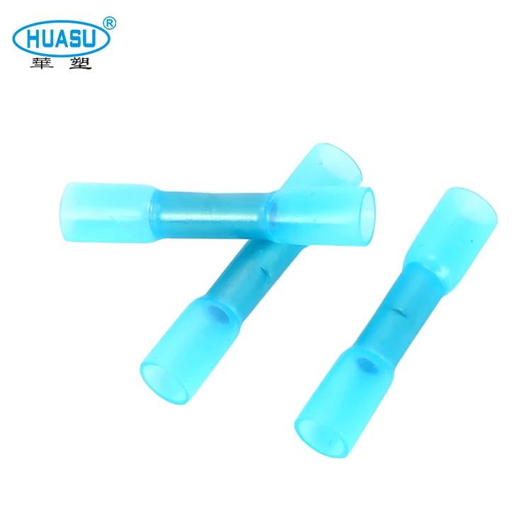 High Quality Nylon Tinned Copper Yellow 12-10 AWG Wire Connectors Electrical Crimp Butt Connector Fully Insulated Splice