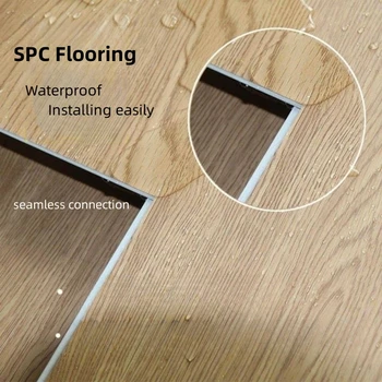 customized Indoor 100% Virgin Waterproof Fire-Resist Wood Design Spc Click Floor Vinyl Flooring Spc Vinyl Flooring