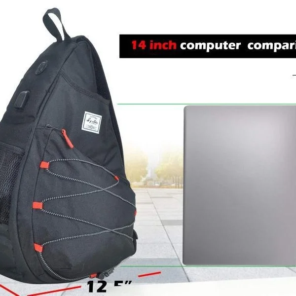 Cross-border Shoulder Bag Outdoor Sports Pickleball Bag Multifunctional Badminton Bag Crossbody Bag Large-Capacity Tennis Racket preview 4