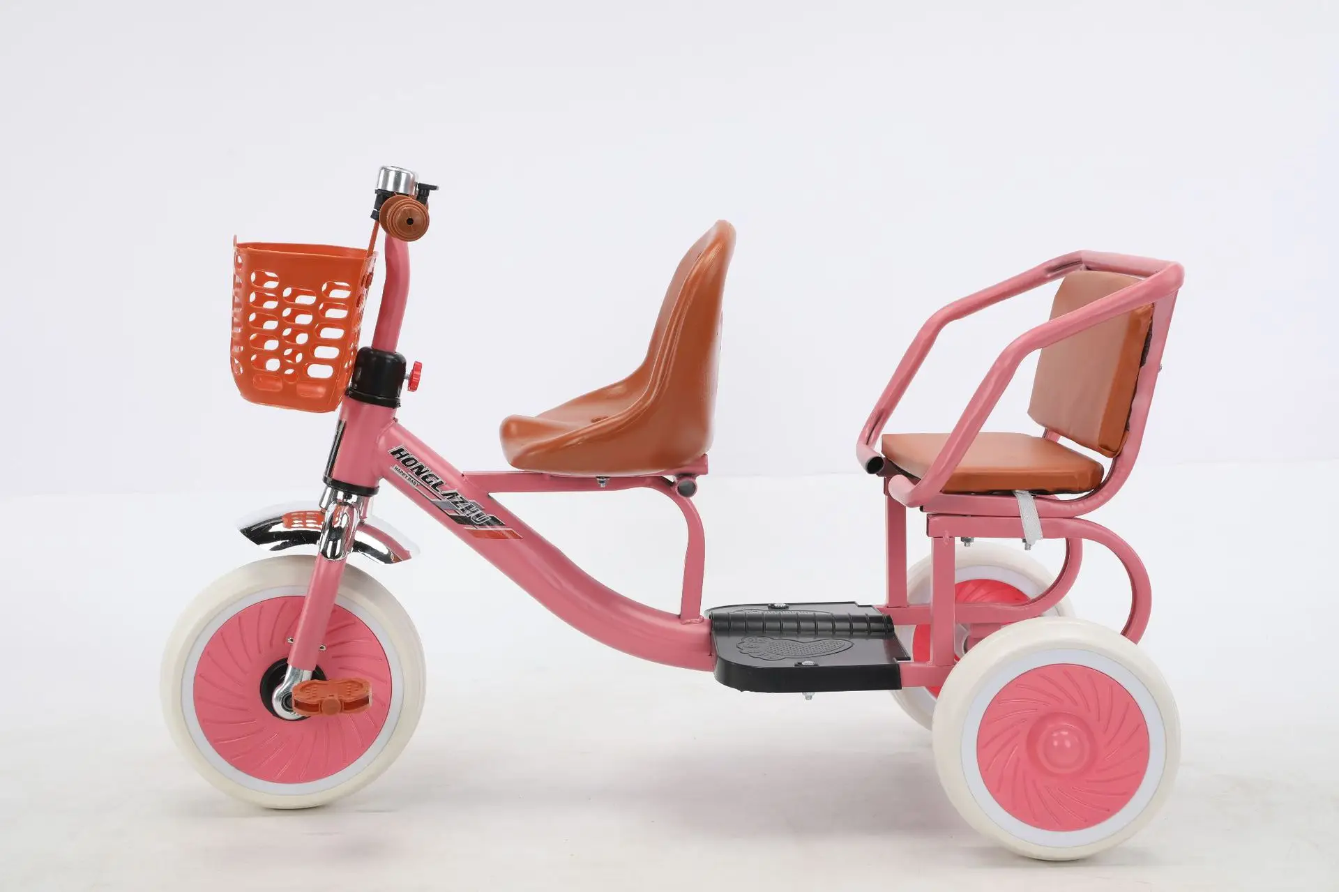 Backrest Wide Footrest of Rear Seat Child Trike Cute Basket