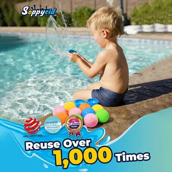 Ballons D'Eau Réutilisables Autoscellants - Lot De 6 En Silicone