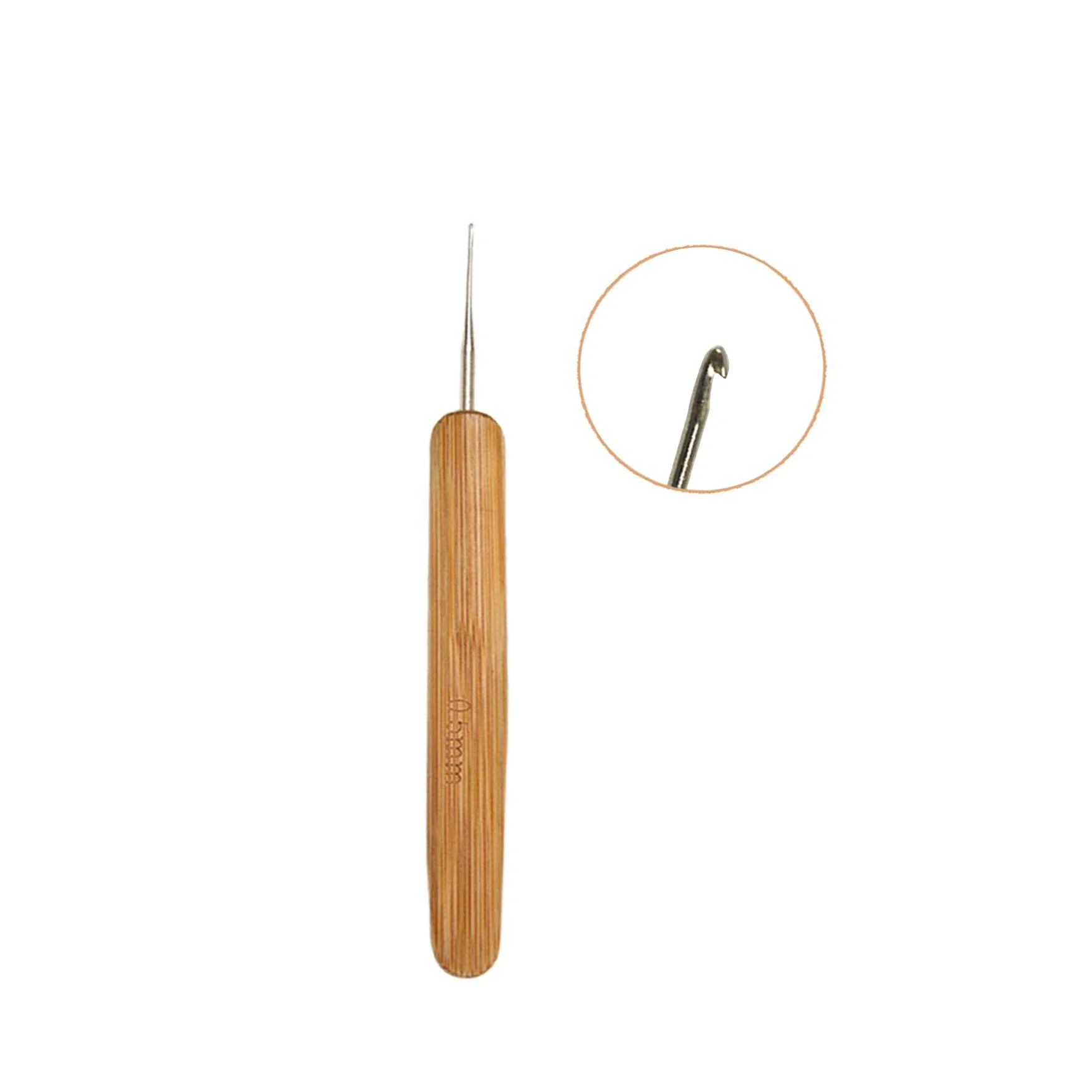 1 Pc Dreadlock Crochet Hook Braid Hair Needle Weaving Craft 0.5mm/0.75mm_voghion.com