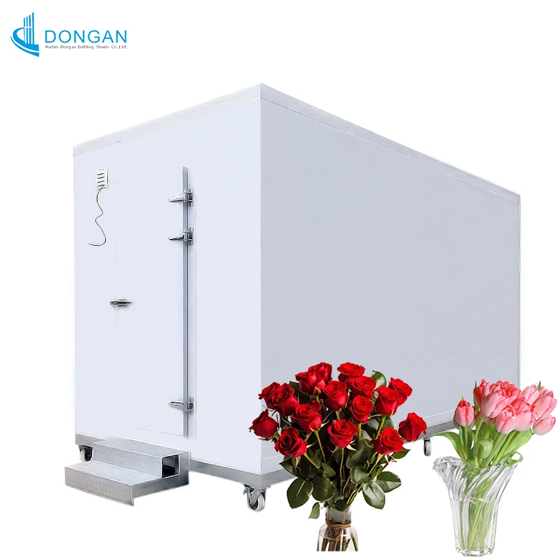 Dongan Custom Design Small and Large Walk in Fridge Cold Storage Freezer Room Freezing Cold Room for Flowers