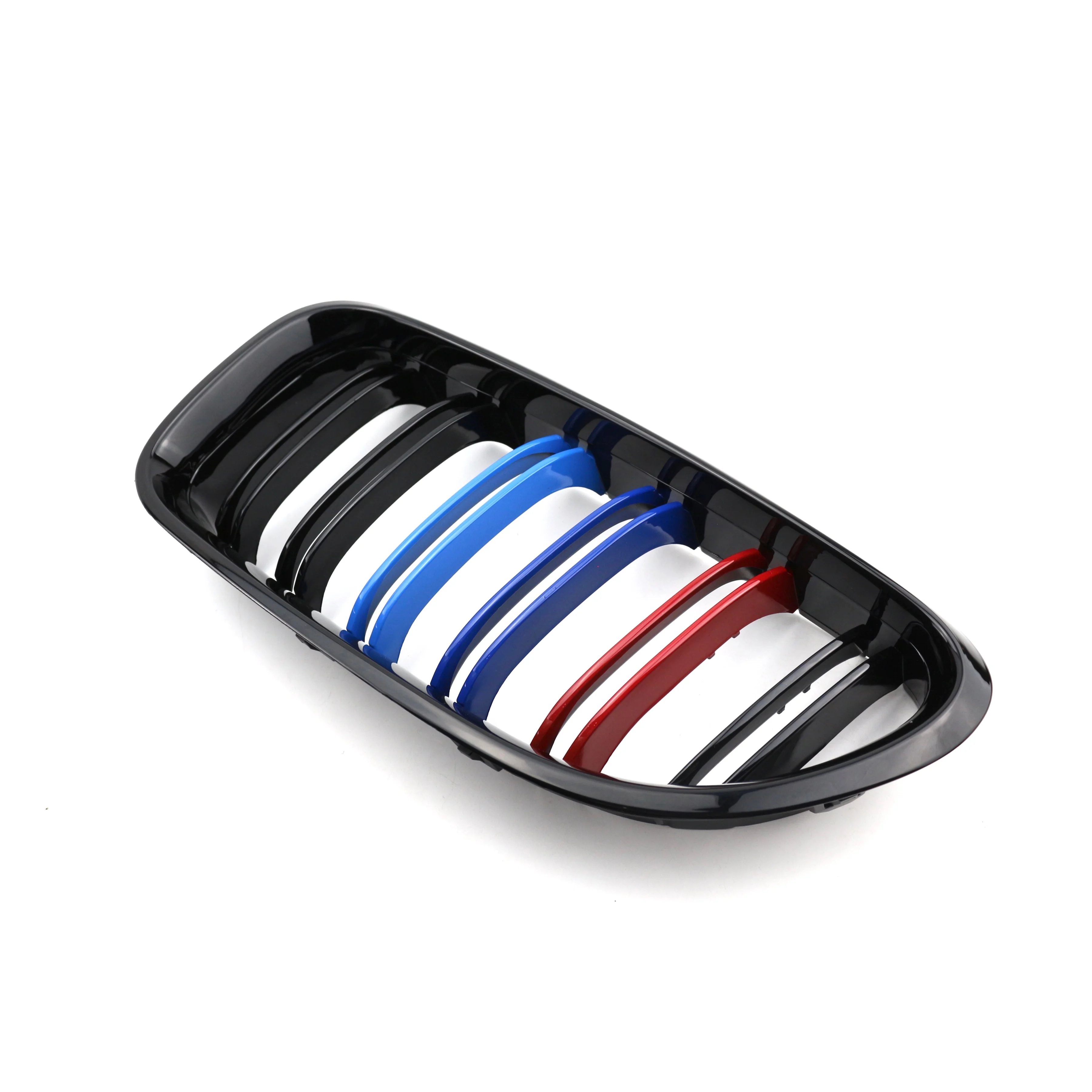 product tiypeor car carbon fiber f06 double line abs car gloss black front kidney grille car grille for bmw 6 series 2012 2016 year-11