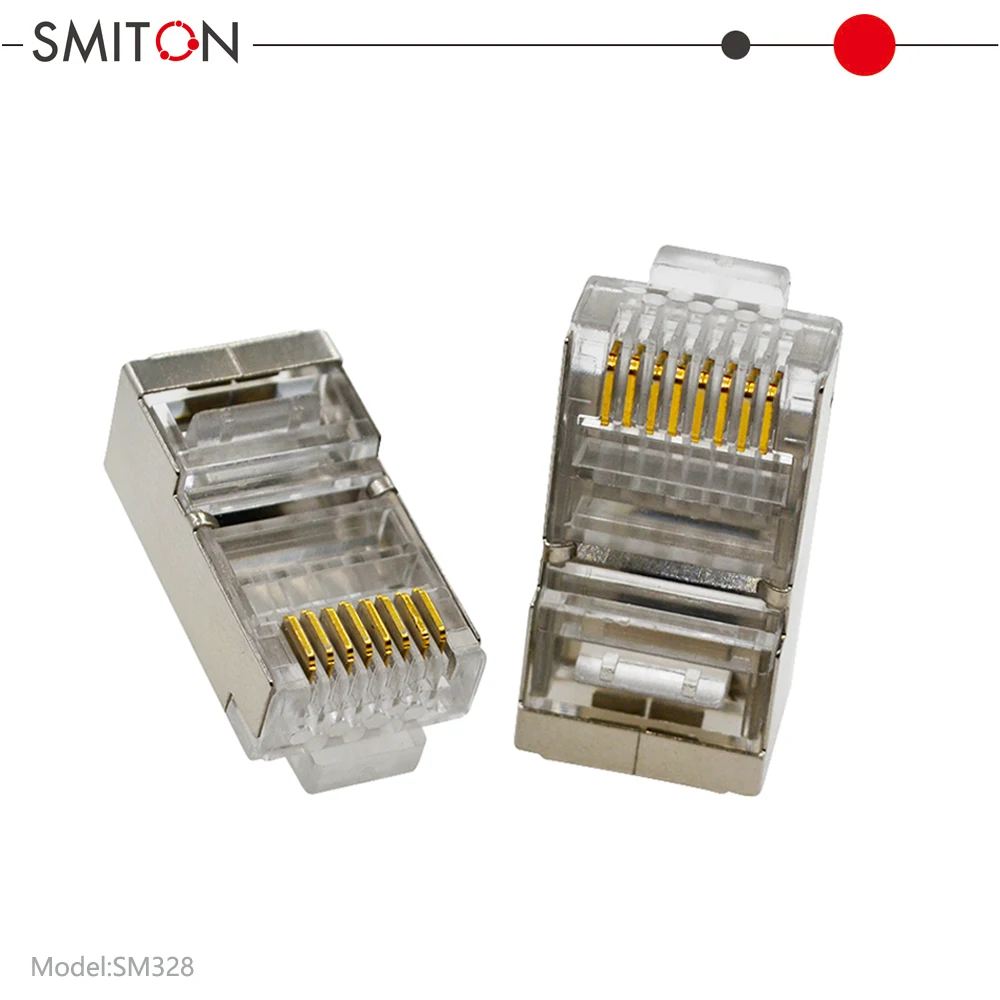 Good Quality 3U 6U 8P8C Cat 6 Shield RJ45 Connector