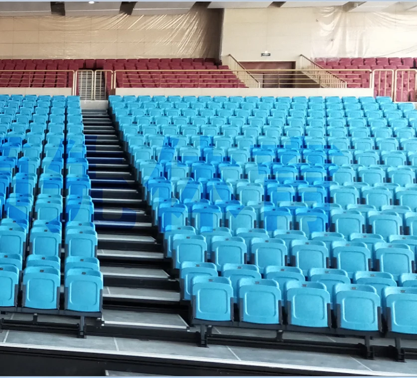 Telescopic Seating System,retractable Platform System for Indoor Sports Center