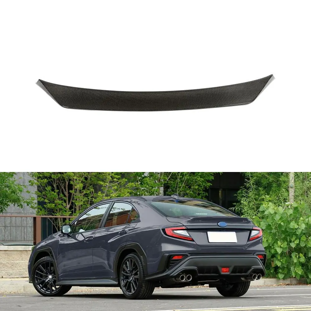 Real Carbon Fiber Rear Spoiler For Subaru WRX VB GT RS TS Premium Limited 2022 2023 2024