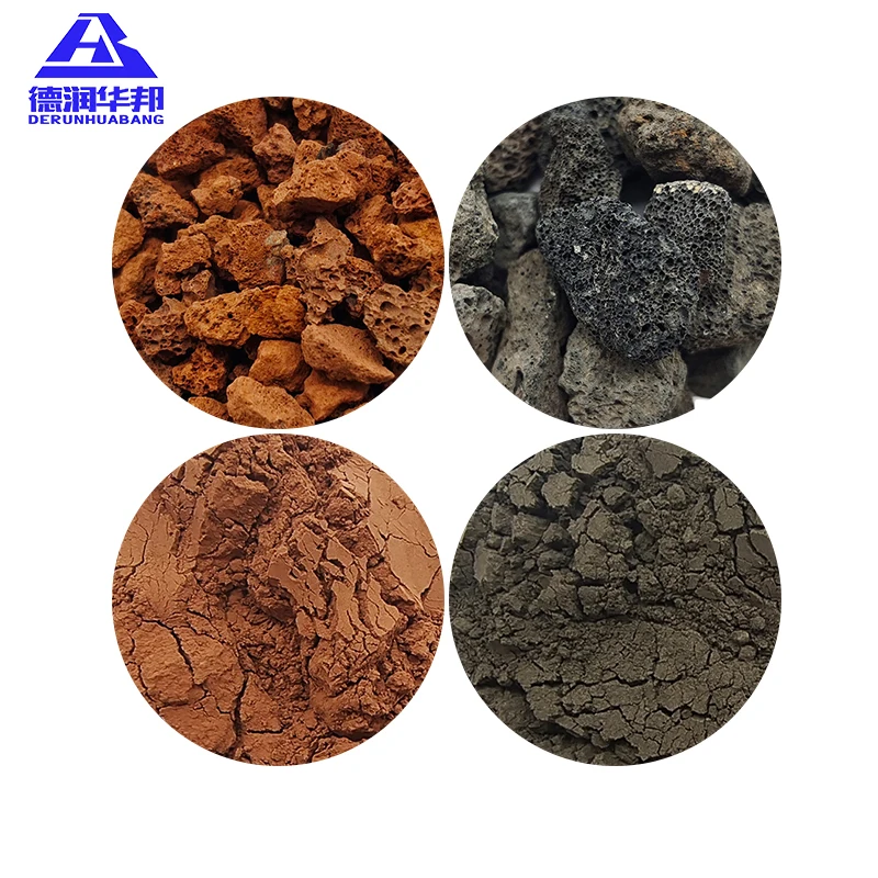 RED/BLACK Volcanic Powder/Volcanic Stones For Planting/Fish Tank