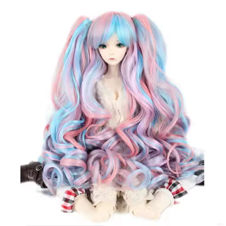 シャンハイドール　ピンク Amazon.com: Linfairy 8-9 inch 1/3 BJD Wig Doll Hair SD DZ DD