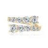 Gold-Moissanite+GRA Certificate
