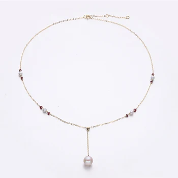 fashion pearl necklace jewelry18k gold jewelryfreshwater pearl necklace