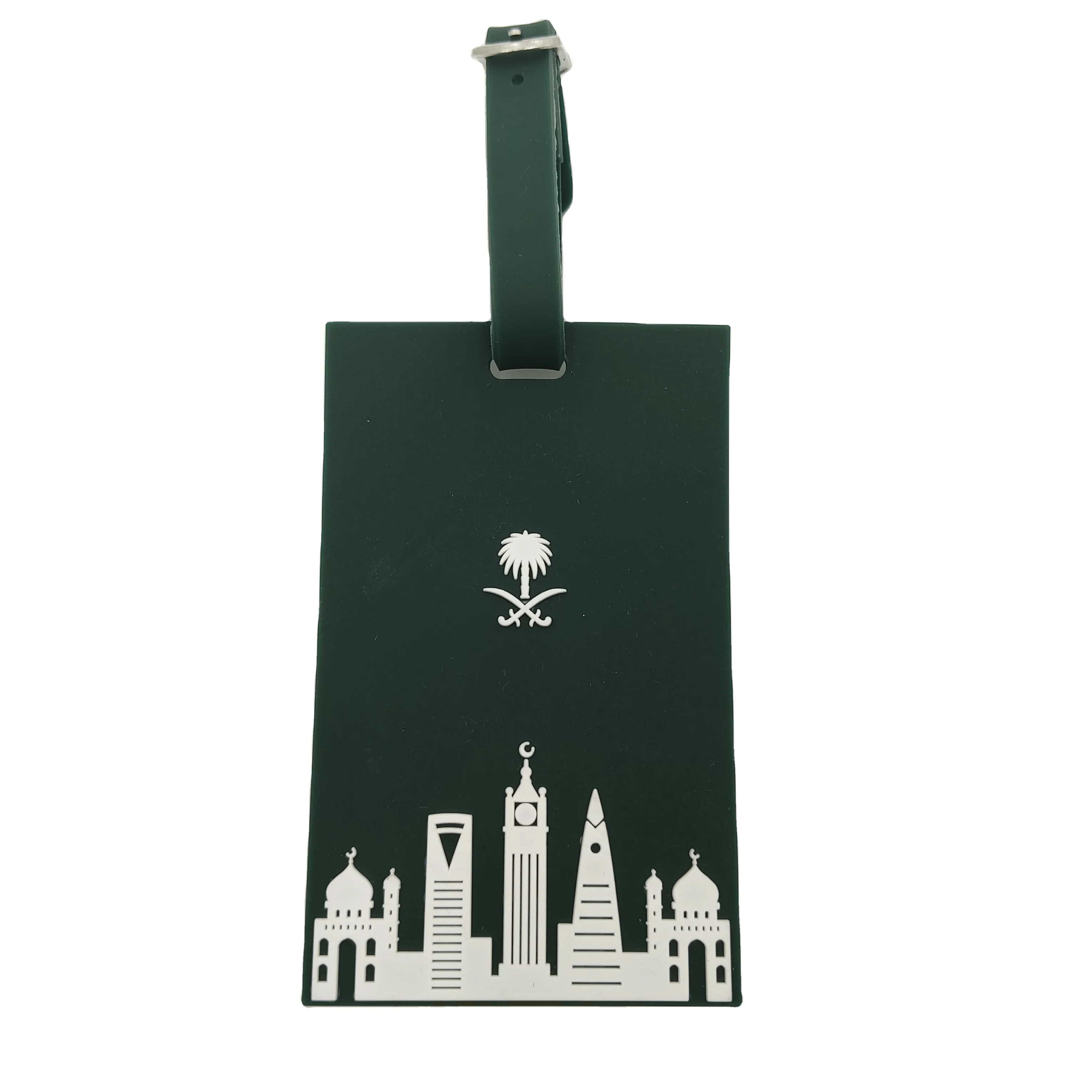 Wholesale Promotional Gift Bulk Custom Logo Cartoon Waterproof PVC Silicone Rubber Travel Luggage Tag
