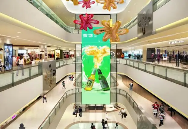 Led Display Panel Cube Column Led Wall Ceiling Digital 3D  Led Screen Indoor 3D Advertising LED Screen