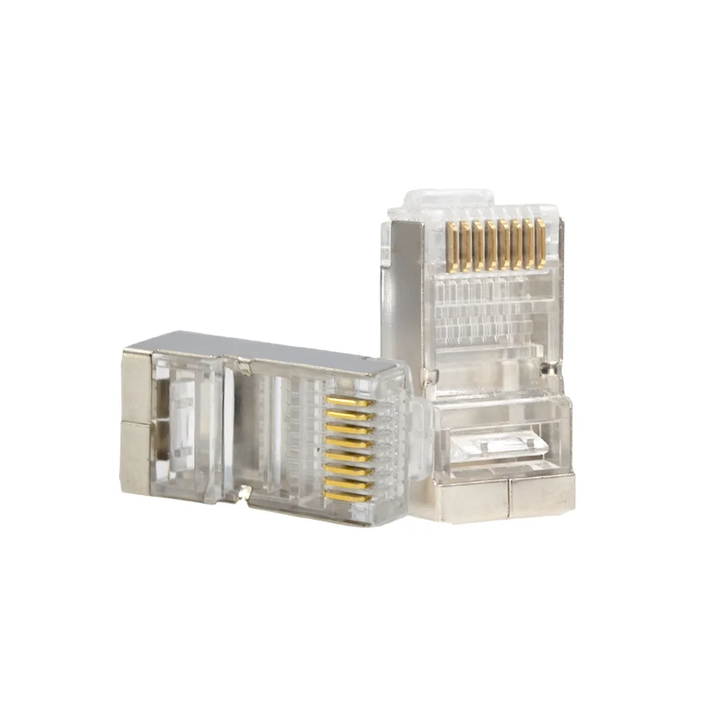 イーサネットcat5 Cat6 Ftp 8p8cシールドrj45コネクタ - Buy Cat5 Rj45 Connector,Ftp 8p8c  Modular Network Plug,Shielded Rj45 Connector Product on Alibaba.com