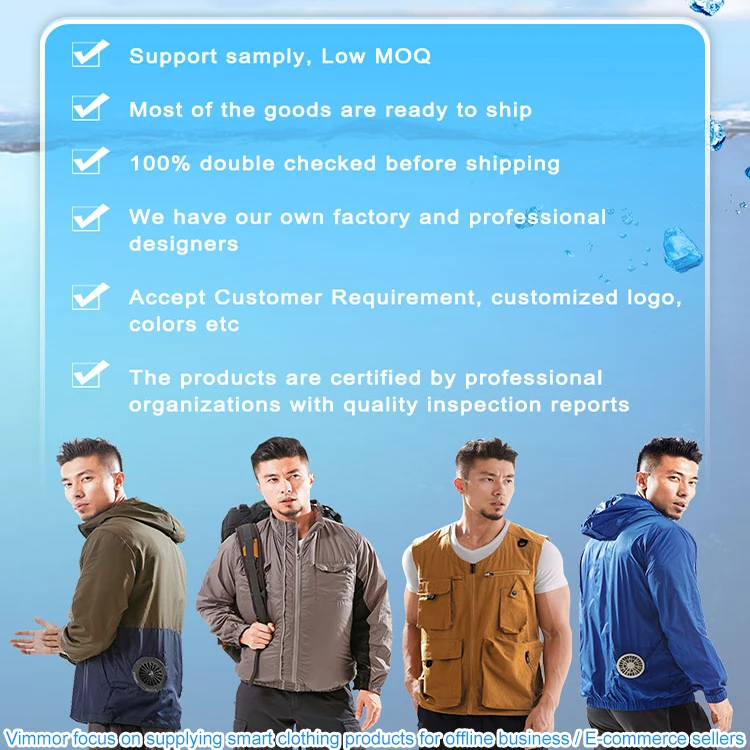 Giacca Con Ventola Di Raffreddamento - Aria Condizionata Indossabile, USB, Anticipo Di Calore - Foto 9