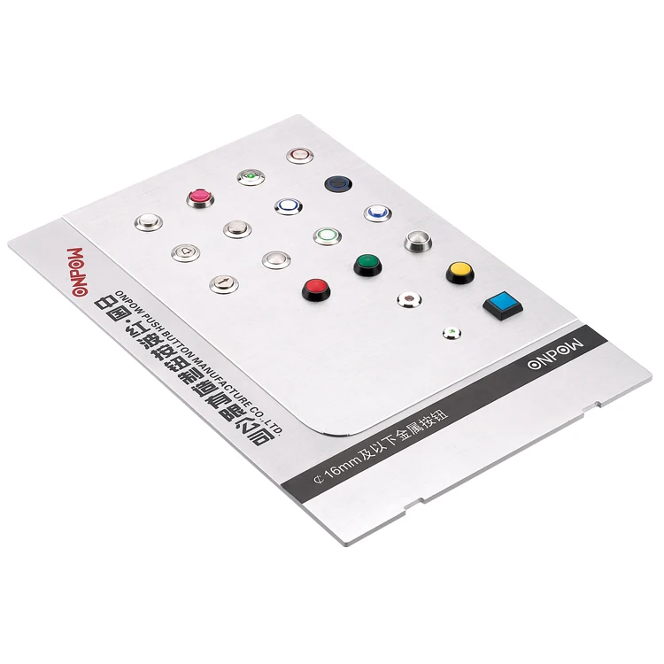 Pulsante LED Metallo 12/16/19/22mm | Impermeabile IP68 On/Off Momentaneo