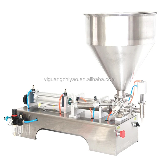 Manual pneumatic liquid filling machine for honey