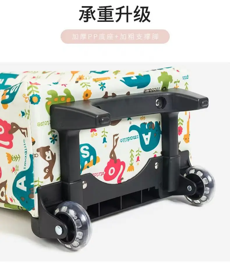 Reusable Wholesale Plastic Shopping Cart Bag Supermarket Elderly Personal Rolling Mini Folding Shopping Trolley Cart