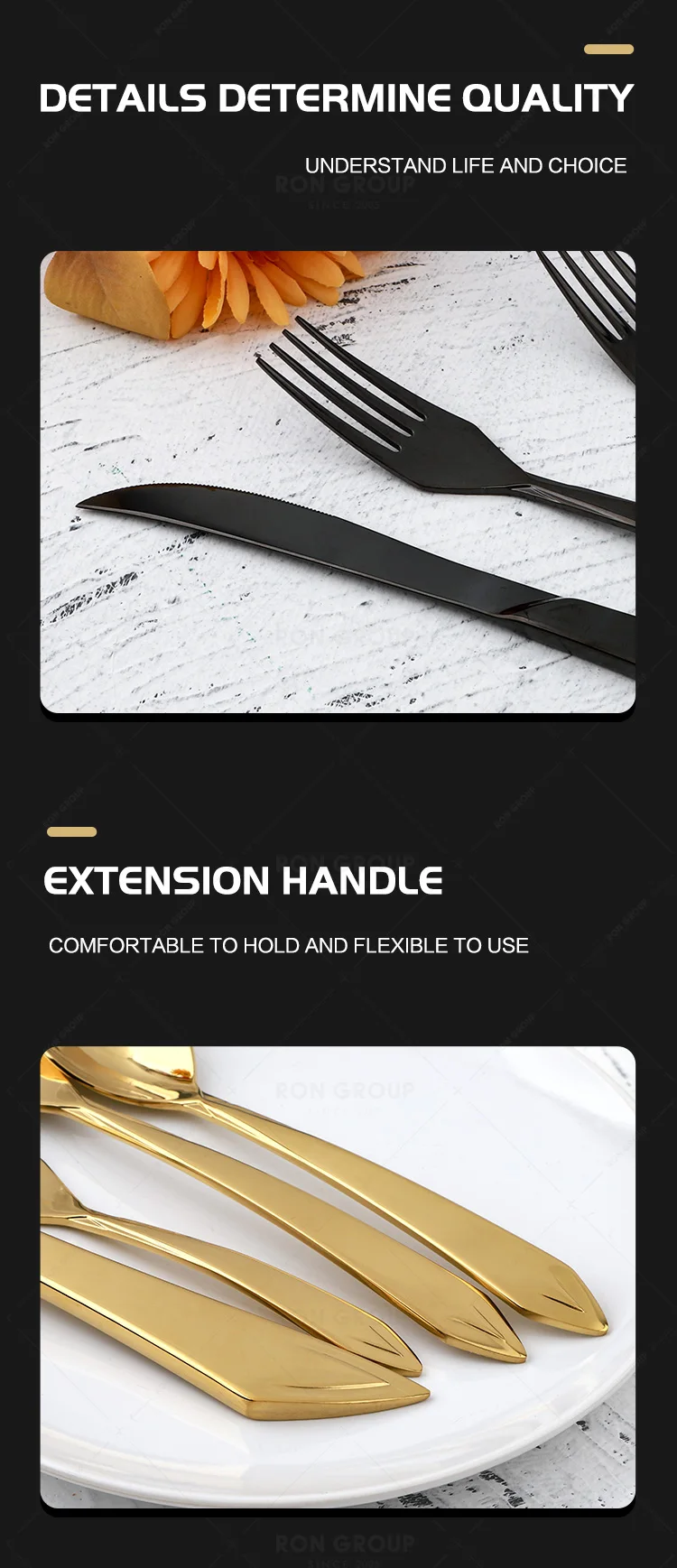 Wholesale silver high quality stainless steel flatware hot selling modern style wedding hotel dining tableware cutlery set