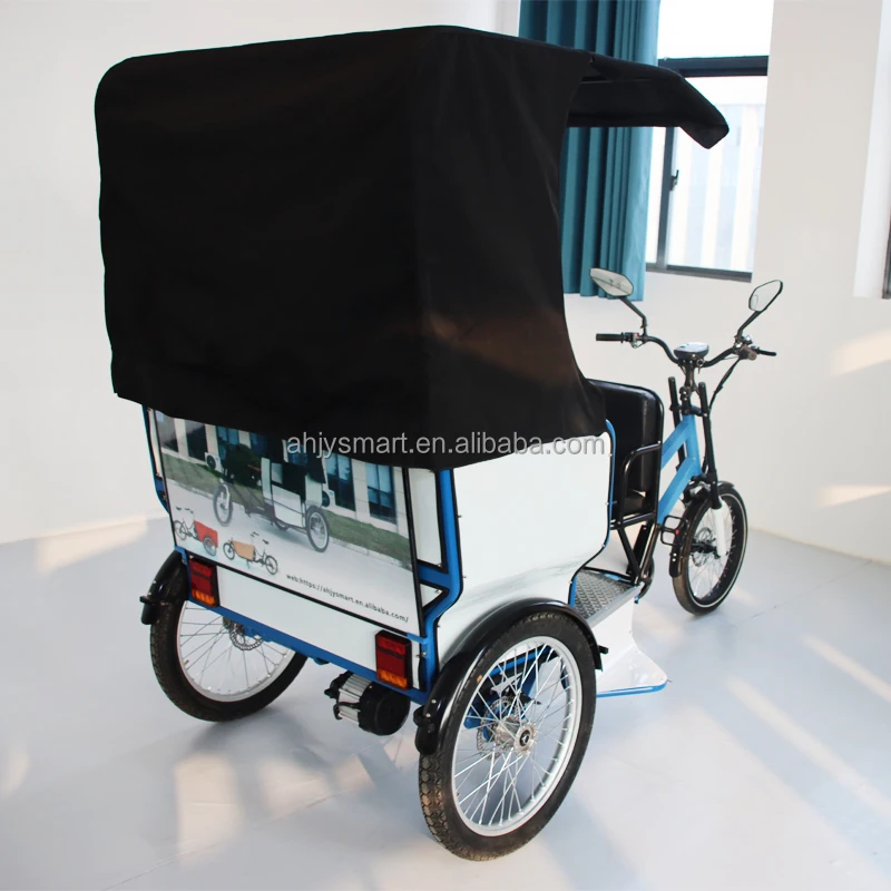 Strong Power 5 Seats Backwards Pedicab Rickshaw  3 Wheel Tricycle Reverse Bike for Passengers Factory  Directly Sale