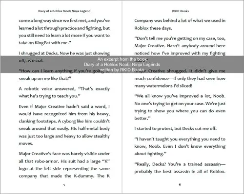 Custom Printing Boxed Set 2 Collective Gift Game Adventure Story Novel roblox Book for Young Boys and Girls