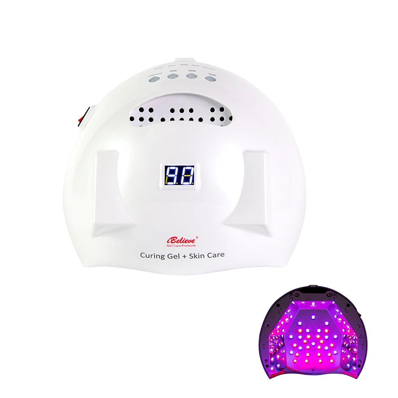 I believe портативная беспроводная ультрафиолетовая Светодиодная лампа 66 Вт для ногтей