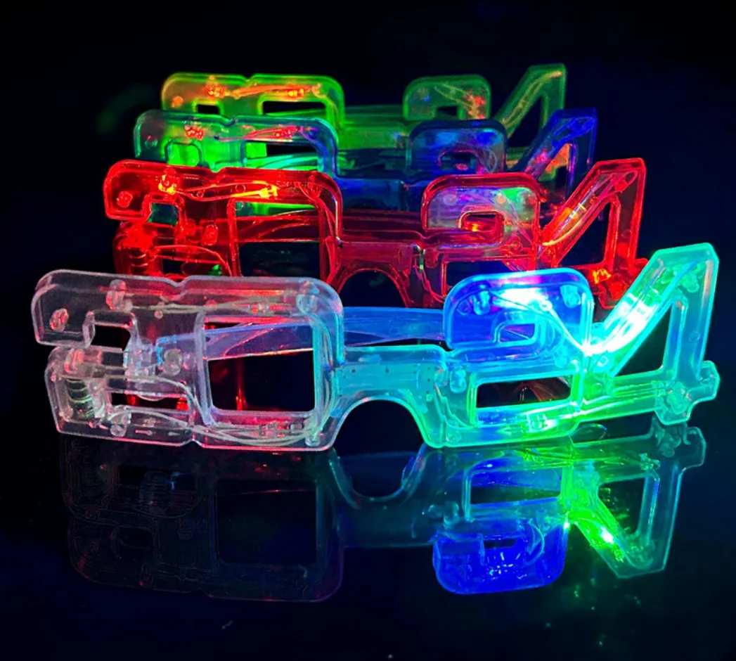 New Years 2024 Led Glasses Neon Party Glasses 2024 Luminous Glasses   H5c04b5de200d491c8d46a8d207bdf135R 