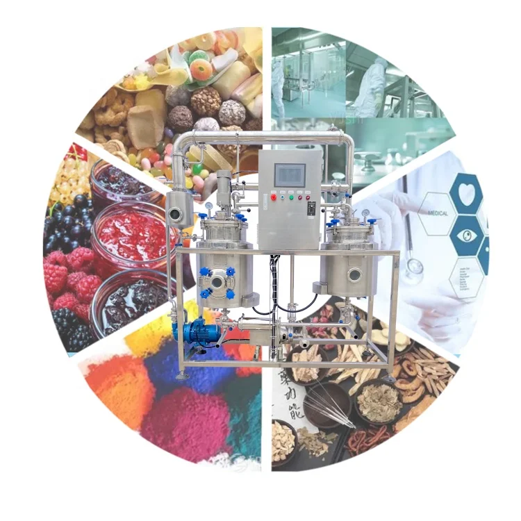 Малая китайская травяная медицина, экстракция и концентрация гинкго билоба, оборудование для сухой экстракции и концентрации