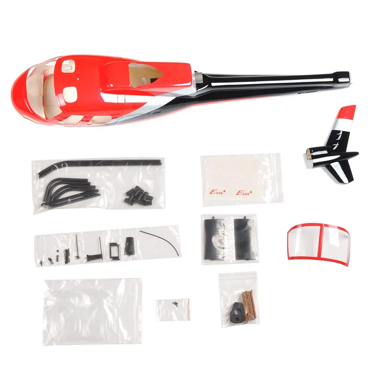 Вертолет фюзеляж 450 Размер AS350 ecucore ERA RC модель