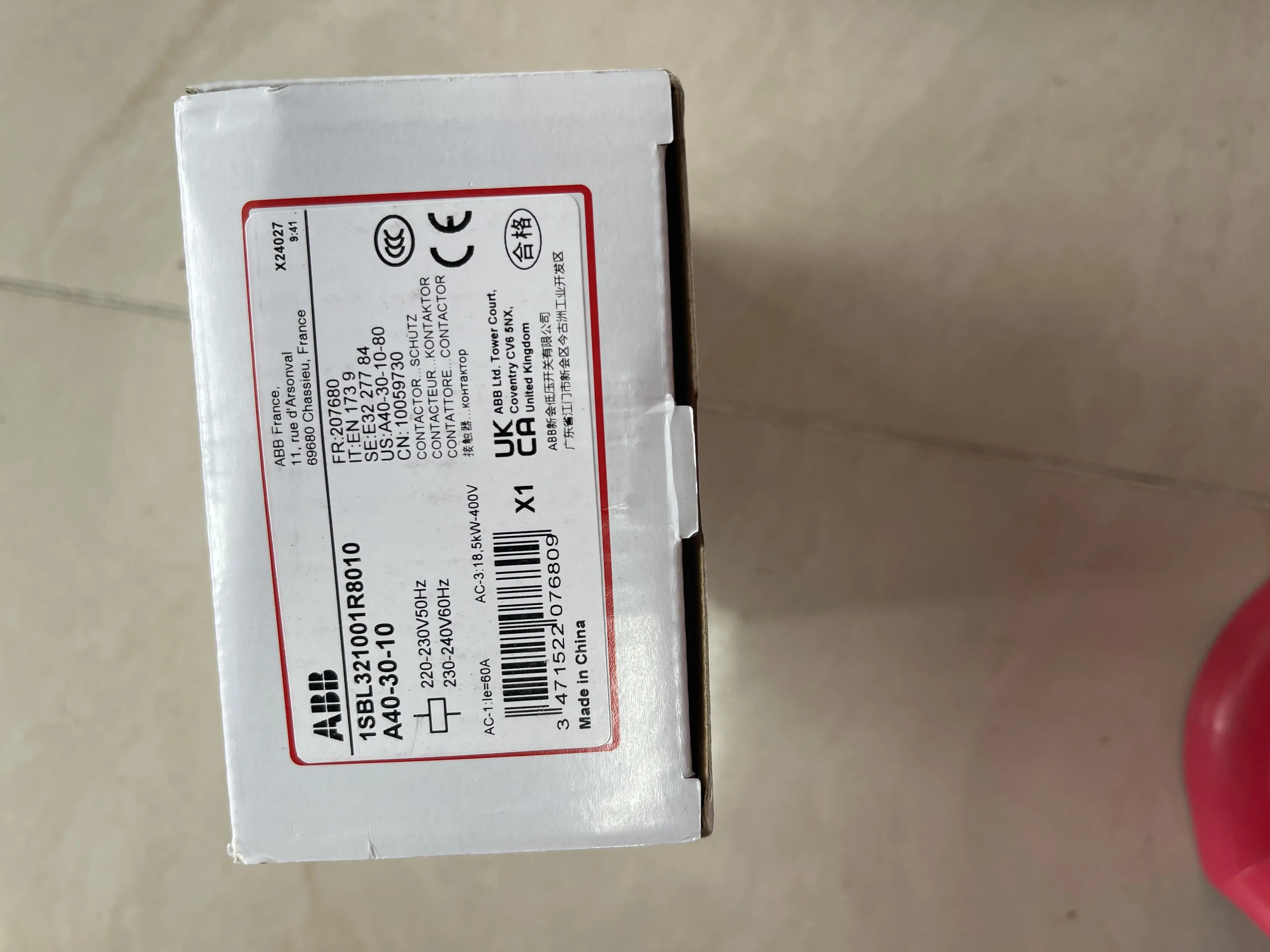 ABB Contactor A40-30-10