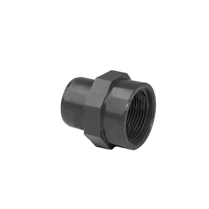 China Pvc Pipe Fitting Metric And Female Threaded 3/8 To 2