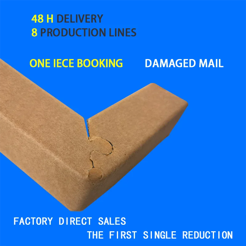Transport Carton Paper Tube 9 Mm Shipping Box Edgeboard 25 Mm Pallet Edge Guards Buckle and Paper Corner Protectors for Boxes