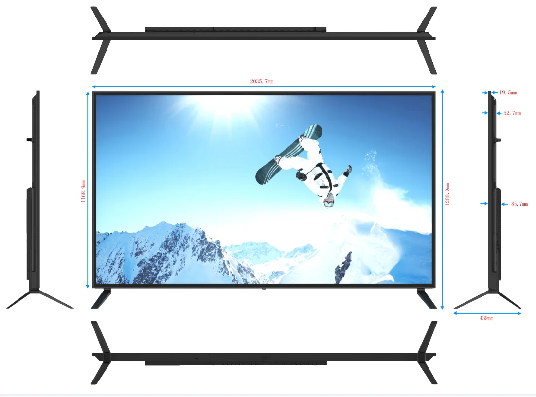 New Tempered Panel 70/75/85/90/98 Inches Skd/ckd Tv Kits - Buy Skd/ckd ...