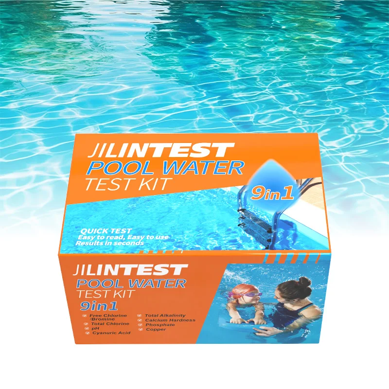 Accurate 9 in 1 Swimming Pool and Spa Water Test Kit Reagent