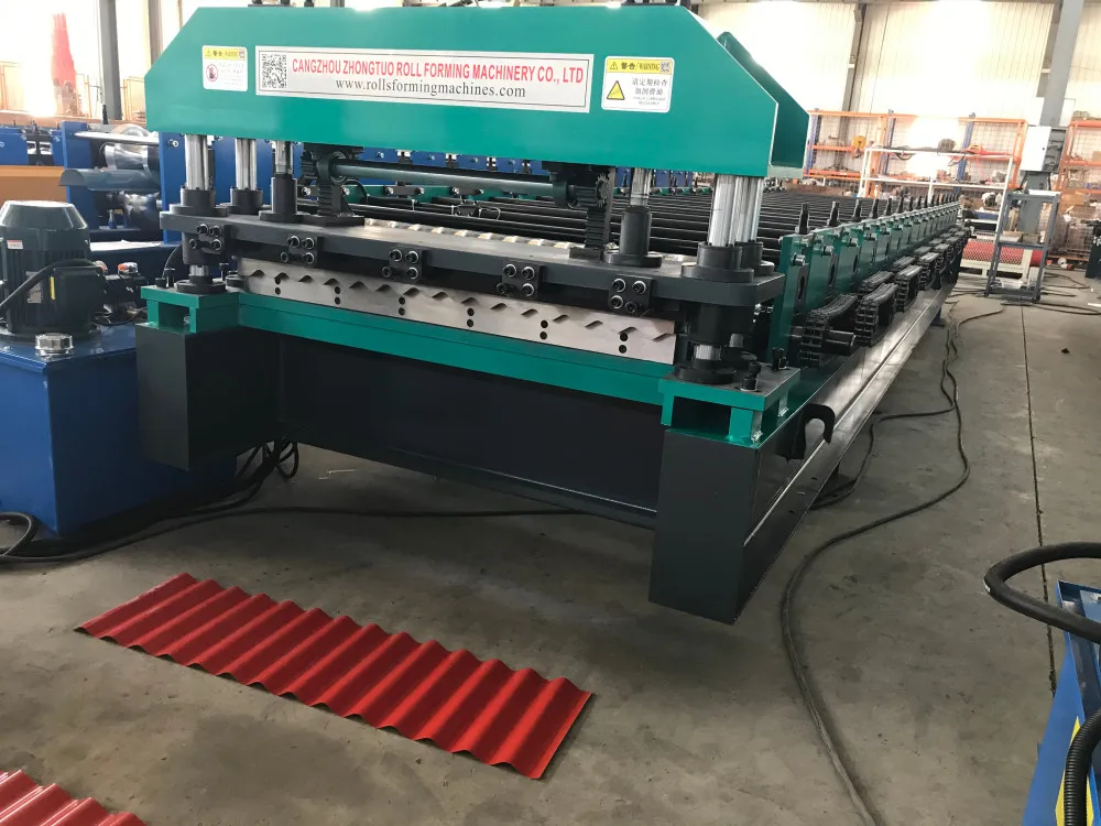 Automatic 1200-800 Arch Machine Corrugated Roof Sheet Making Roof Metal ...