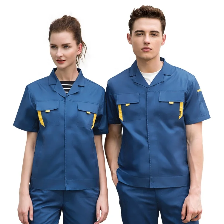 Fábrica Al Por Mayor De Encargo De La Camisa De Verano Uniformes Para Mujer  De La Tienda Y Los Hombres - Buy Construcción Uniformes,La Calidad De  Construcción,Mejor Trabajo Ropa Para El Verano