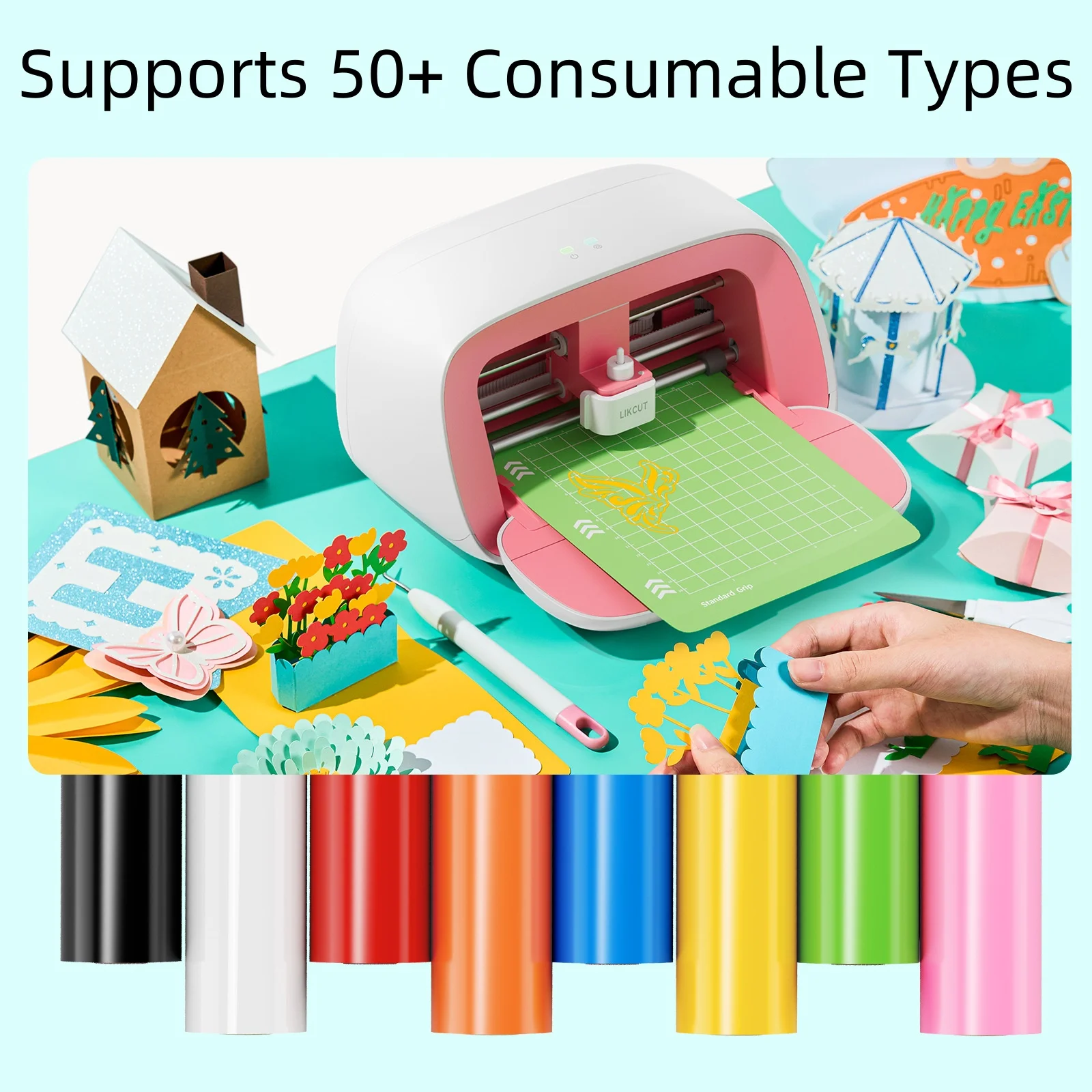 Likcut S501 Smart Vinyl Cutter Machine - Desktop Plotter for