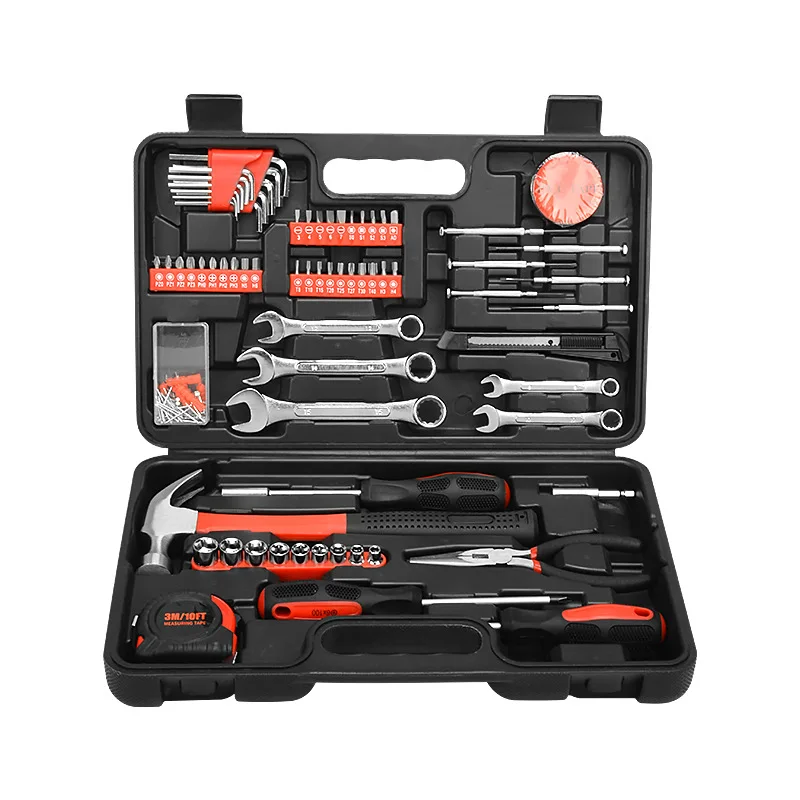 146-Piece Multi-Functional Hardware Set Cross-Border Includes Tool Box Tool Belt Handle