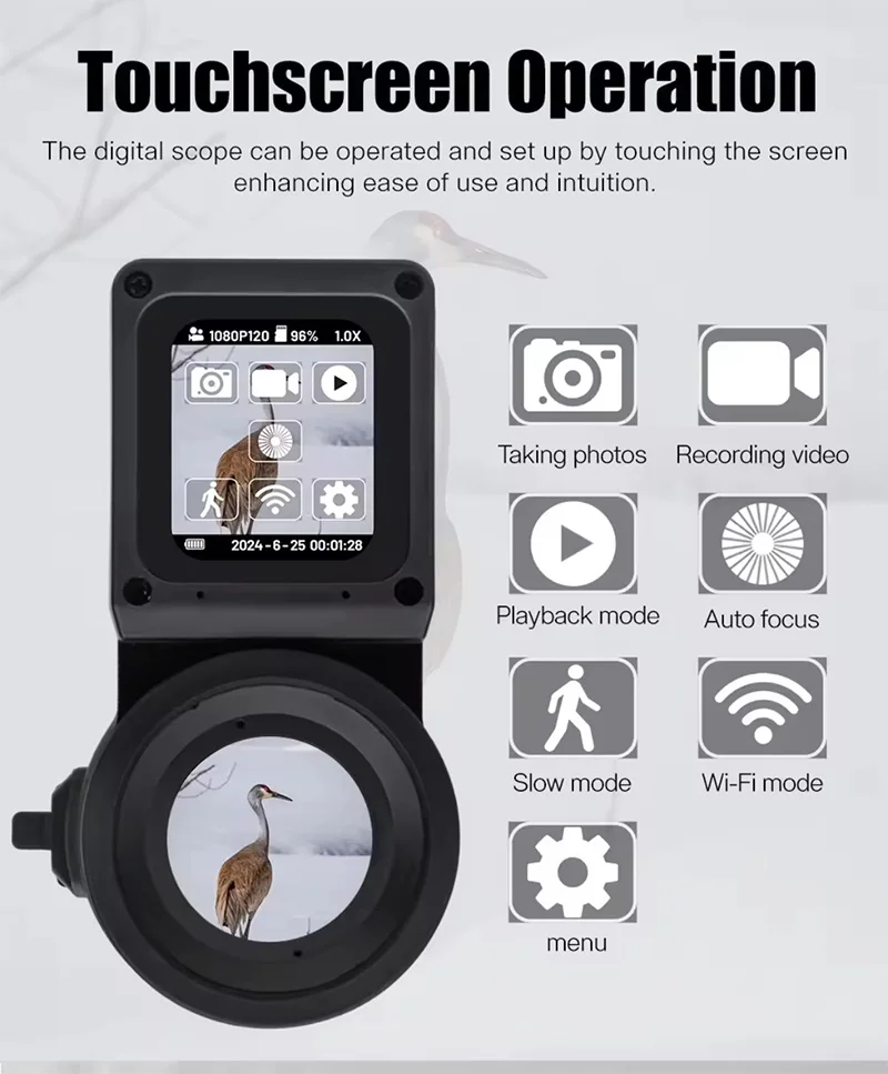 New 1920HD Scope Action Camera Recorder Diversion Game Cam DVC-45 Scope Sider Camera Tactical Scopecam Video Recorders