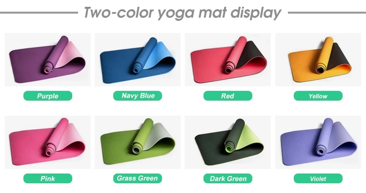 Hatha Yoga Large TPE Yoga Mat 6'x4'x1/2" Extra Thick Non-Slip Exercise Mat - For Yoga Pilates - View #3