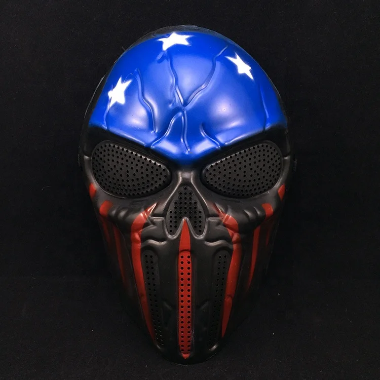 Scary Masks CS Mask TPR Paintball Airsoft Jungle Army Skull Pvc Mask