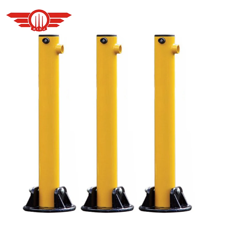 Good Quality Manual Folding Down Security Parking Area Barrier Foldable Post Ballard for Outdoor Protection Barriers