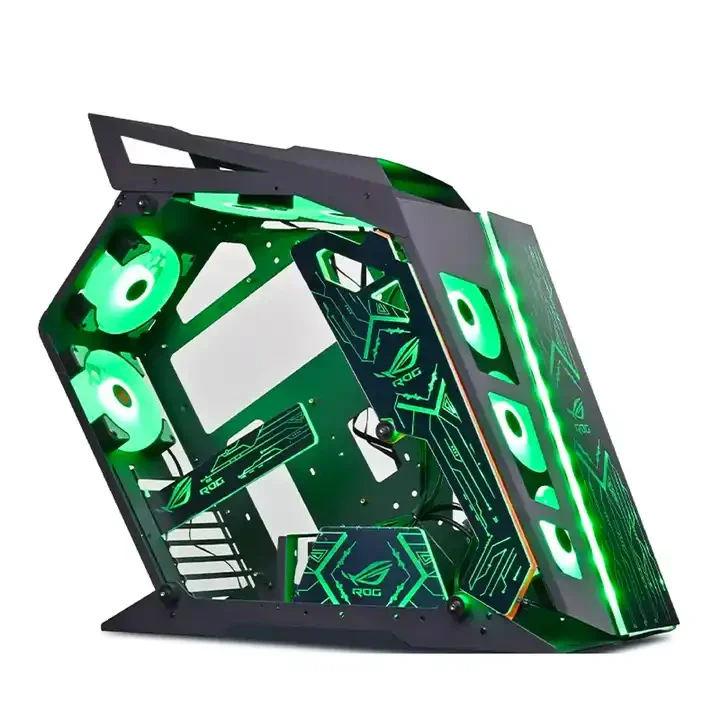 Display Case For Cpu Factory Price Cpu Cabinet Computer Cases & Towers Pc Gaming Case LED ...
